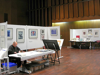 Mein Stand auf der Grafikb�rse Borken  2011