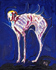 Colorful Dog with a Shortcoming - fine art made by Juergen Hoeritzsch, Germany