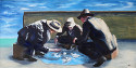 The Gamblers - fine art made by Juergen Hoeritzsch, Germany