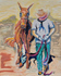 Western Mans Friend - fine art made by Juergen Hoeritzsch, Germany