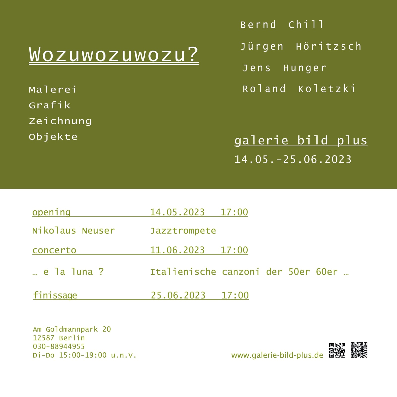 Ankuendigung der Ausstellung