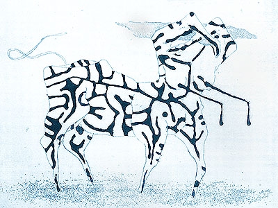 Dame, in animalischer Gestalt