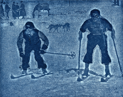 Two Men on their Way Down
